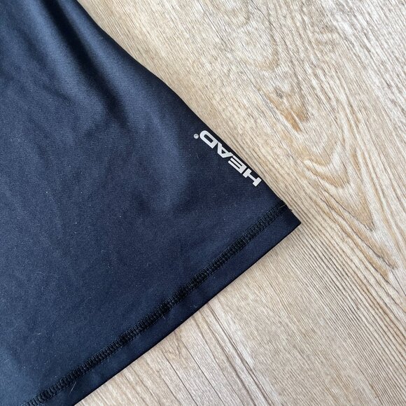 Womens Head Black Athletic Workout Tank Top - M - Picture 3 of 7